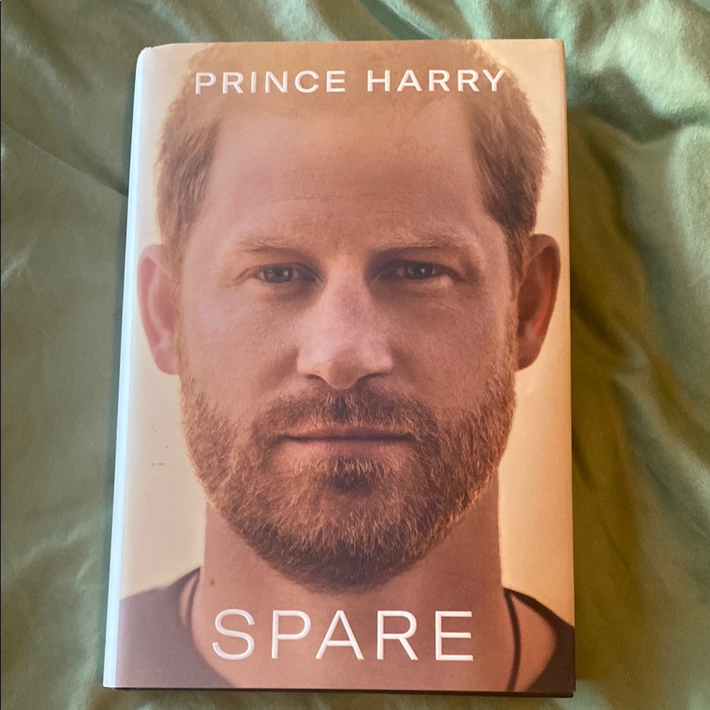 Prince Harry 'Spare' Hardcover Book
